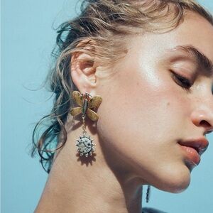 Zara Butterfly Contrast Earrings